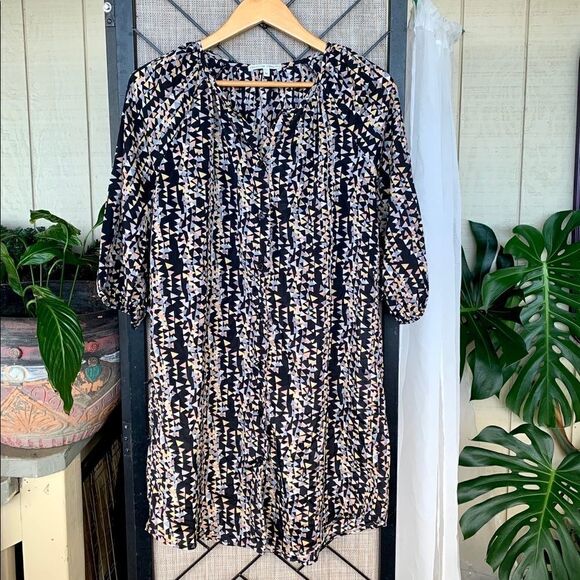 Collective Concepts Black Multi Colored Dress M - Picture 1 of 3